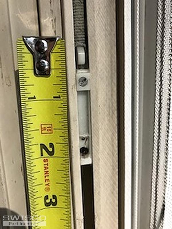 Sash pivot bar for wooden thermopane double hung window.