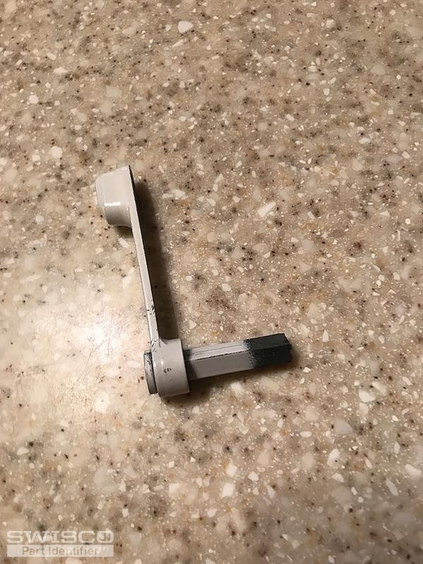 Sliding glass door latch lever broken