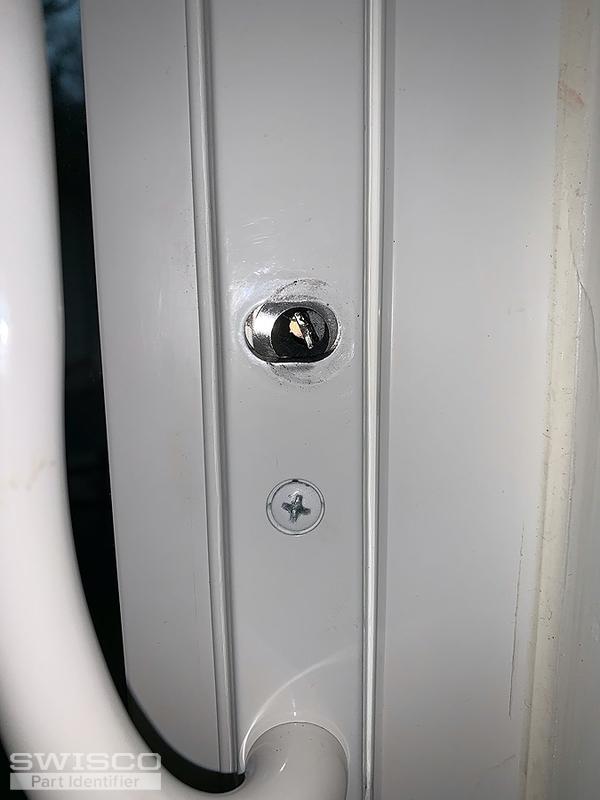 Broken JeldWen sliding glass door lock lever