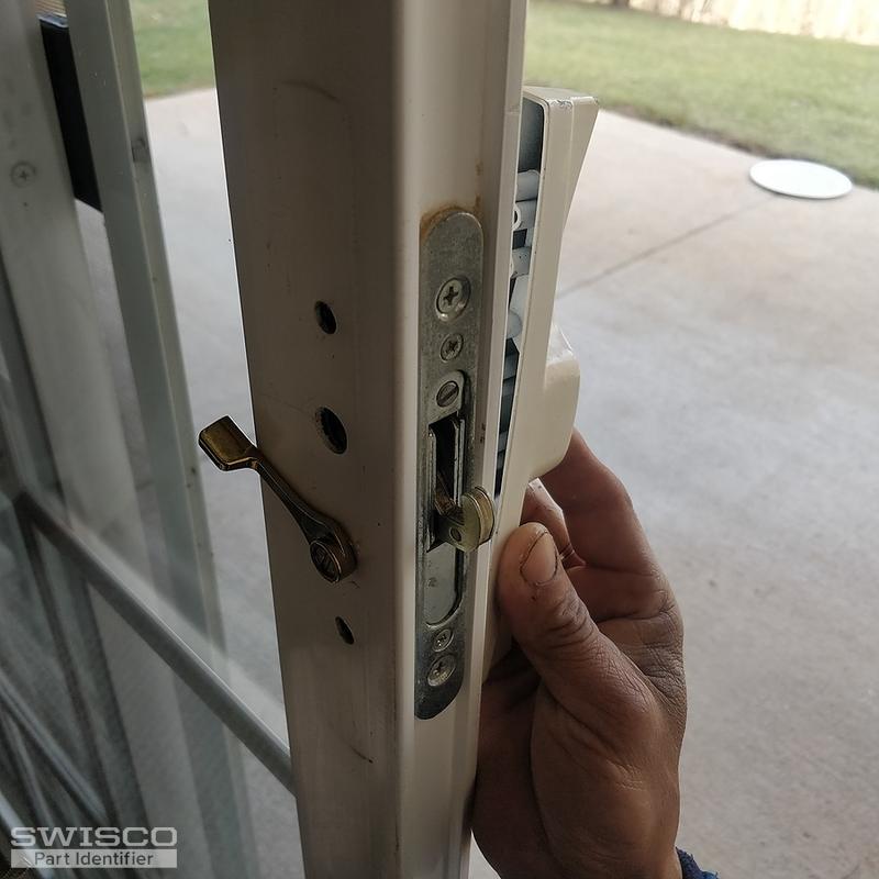 Replacement part needed for a keyed patio door lock