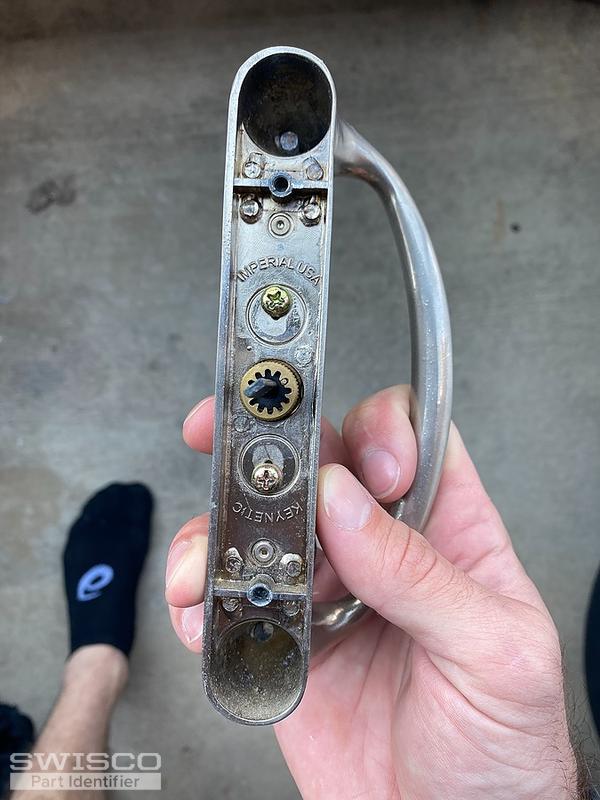 sliding door handle came off