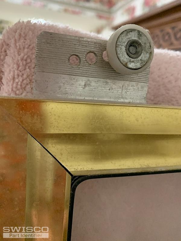 Shower door top and bottom guides