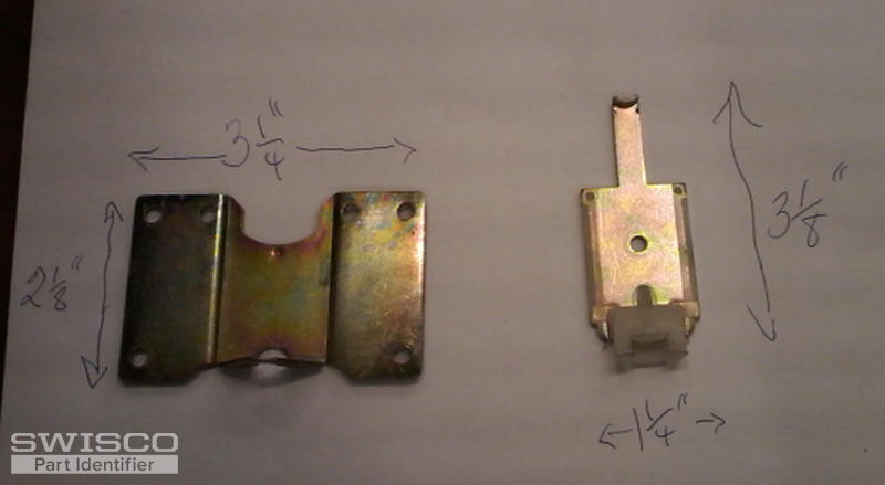 closet hardware with measurements