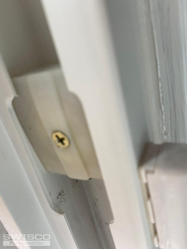 Tilt window pivot shoe and unknown part. Simonton Window