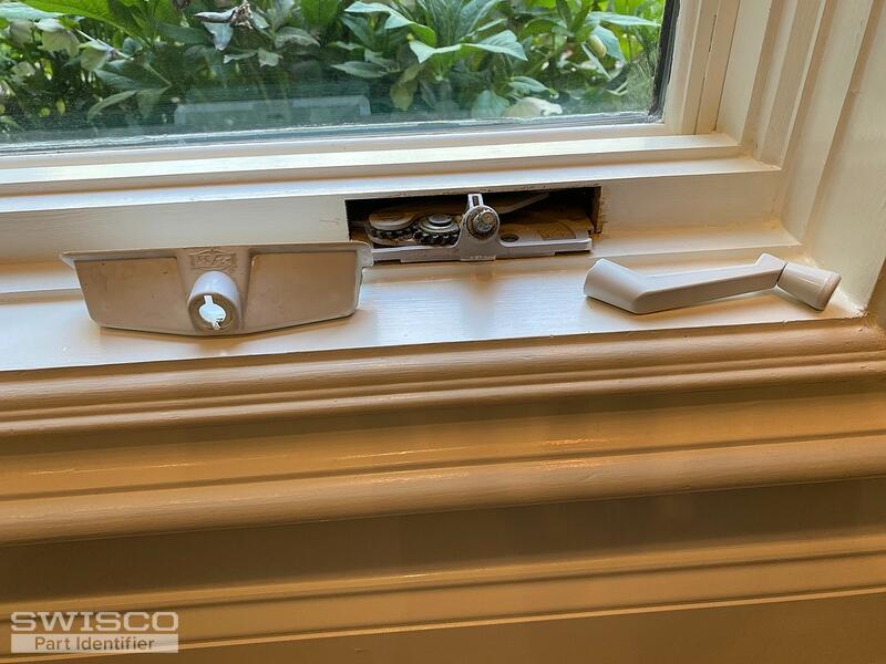 Kolbe casement window crank and cover