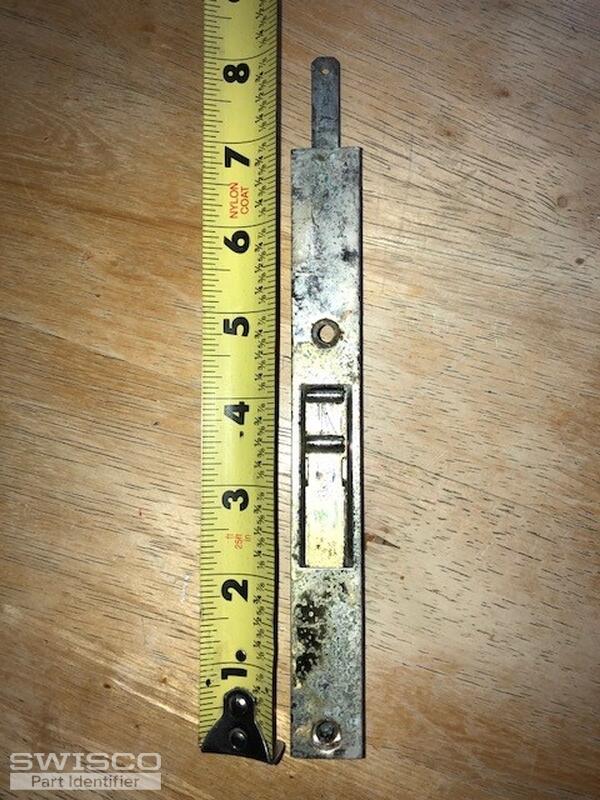 7 inch Flush Door Bolt - square bottom