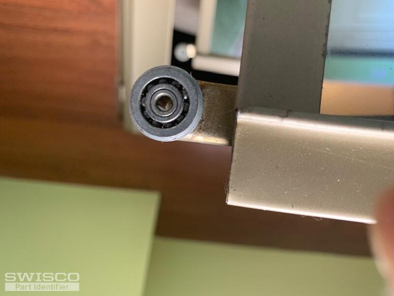 door roller installed front side