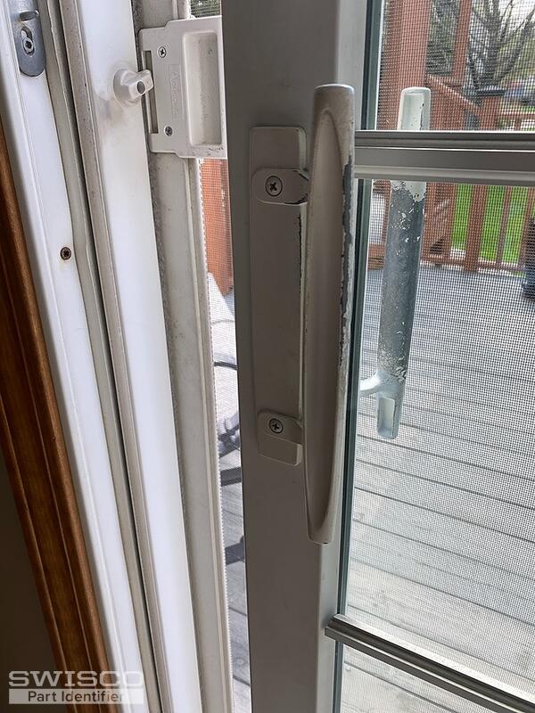 Inside and outside Andersen sliding door handles