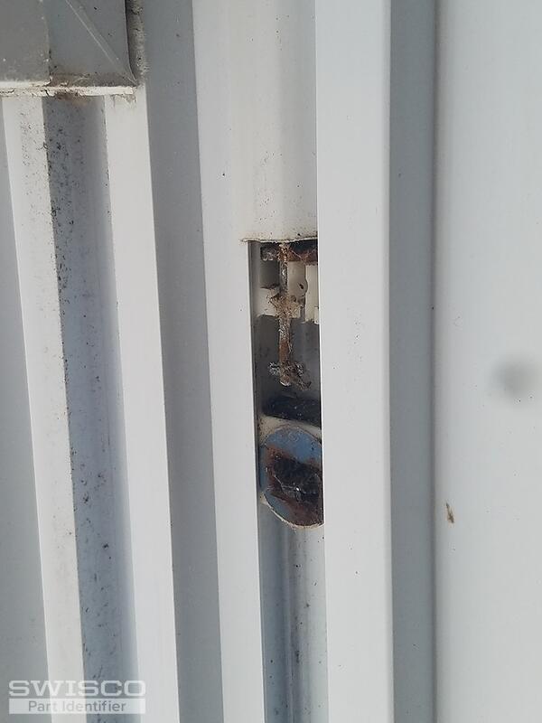 pivot shoe with rusted sash mount