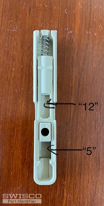 Tilt latch underside
