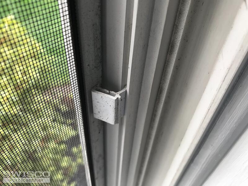 Vinyl window screen retainer clip1994