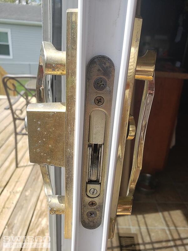 The lock is not catching. It is loose.