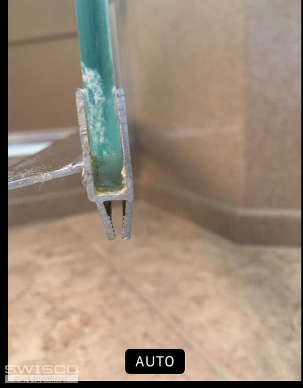 Shower door sweep replacement