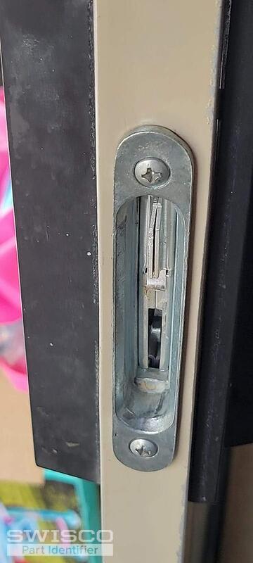 Broken slider door latch