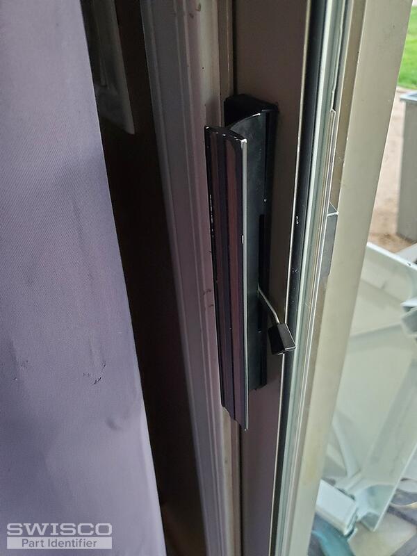 Broken door latch from inside