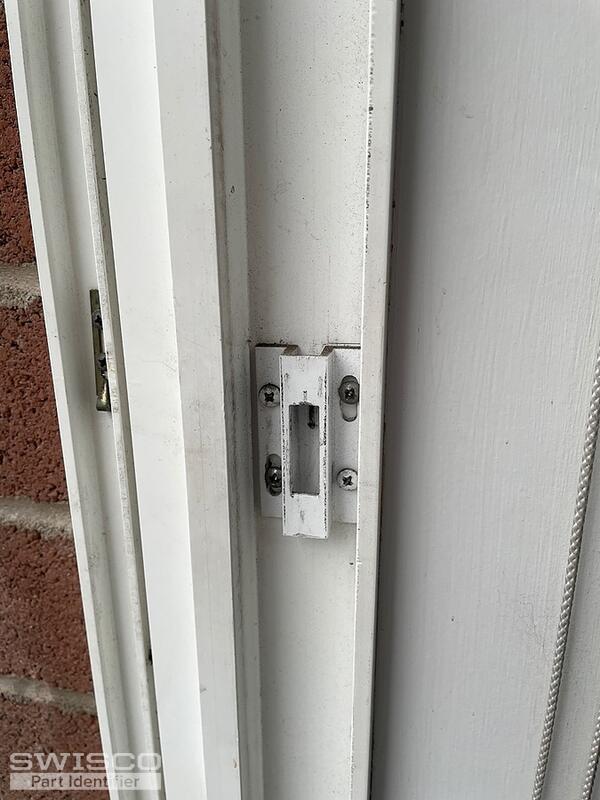 sliding door frame lock receptor