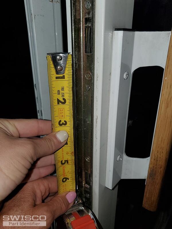 Broken lock on sliding door