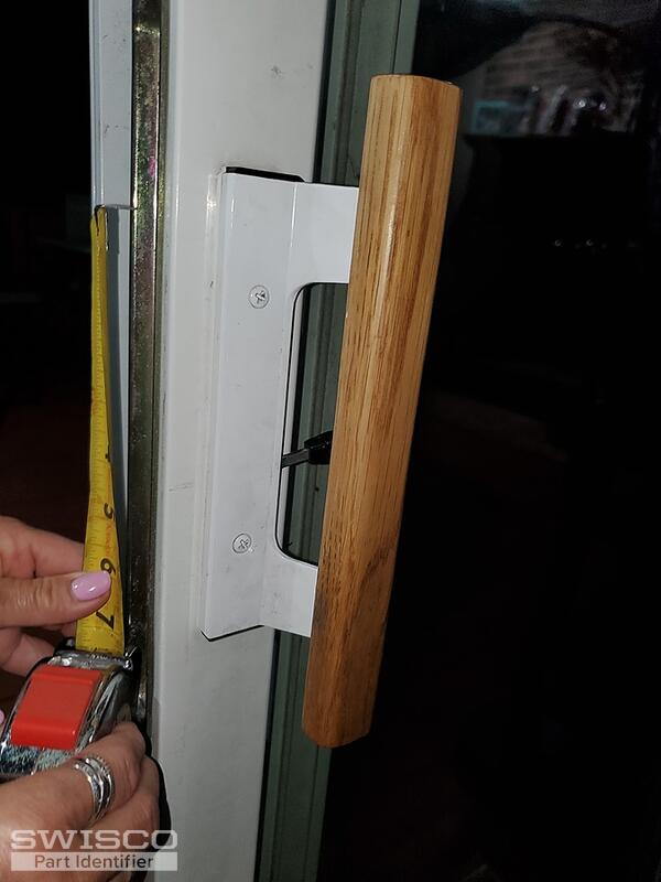 Broken lock on sliding door