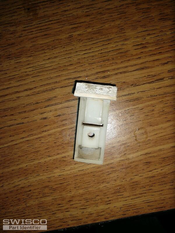 Aluminum window top sash guide swisco
