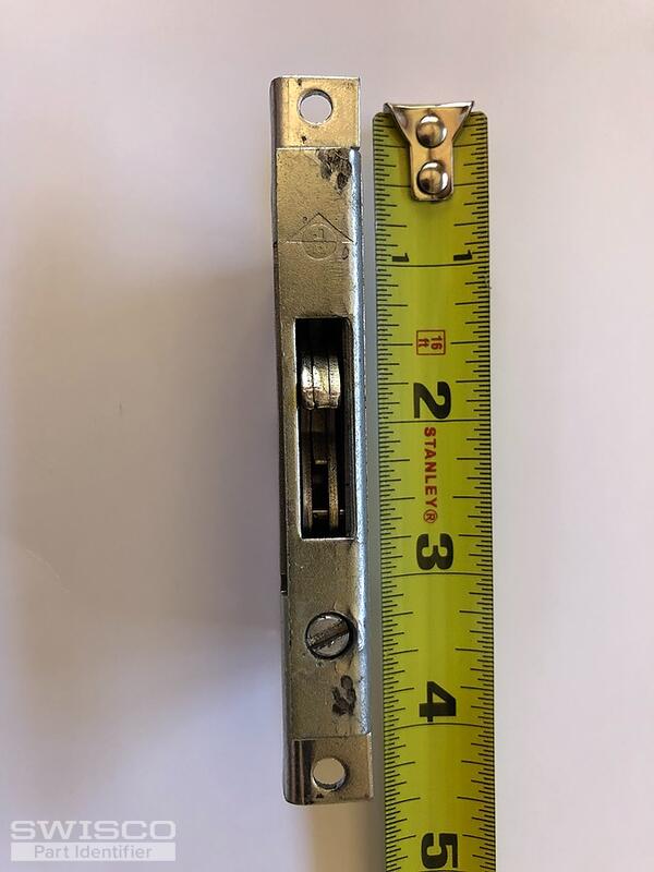 Sliding glass door latch lever pin detached