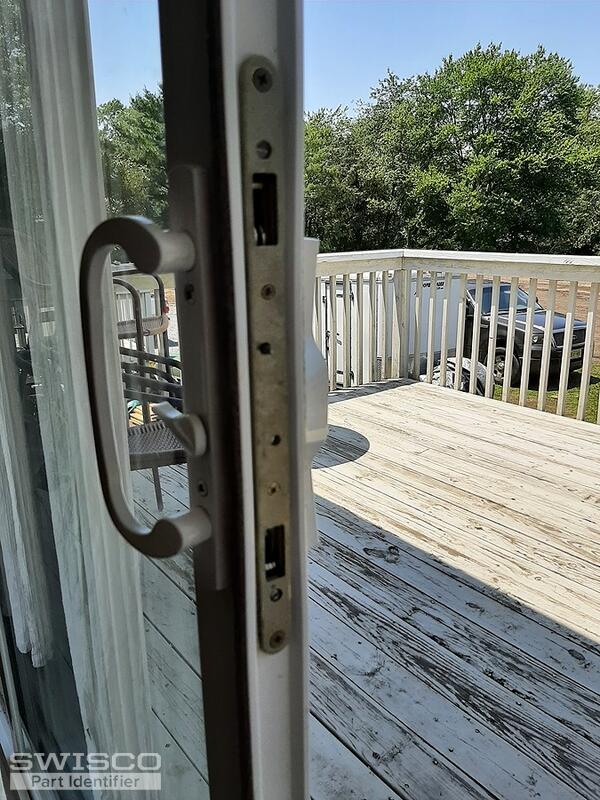 Replacement Patio Door lock set with handle and key lock