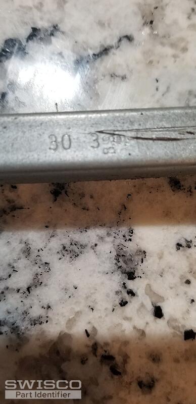 Marking on frame - 30 inch