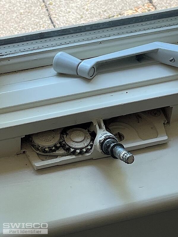 Replacement window hardware crank