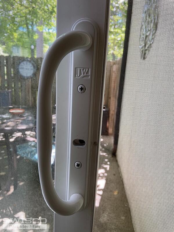 JelWen patio door latch lever.