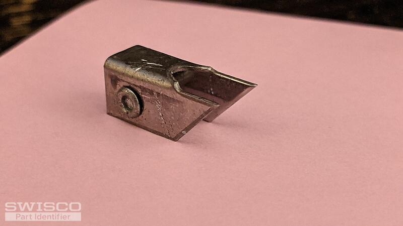 Metal piece from shoe