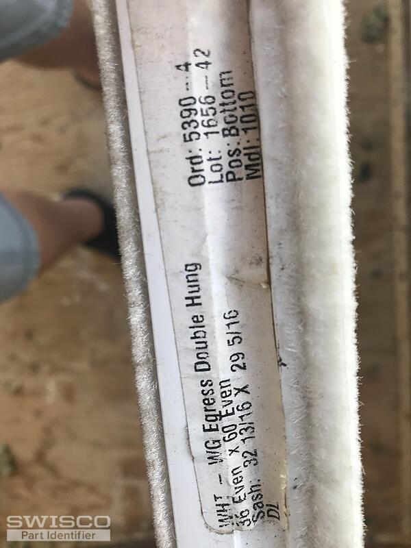 AWA window sash code