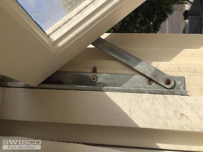 Awning (?) window hinge