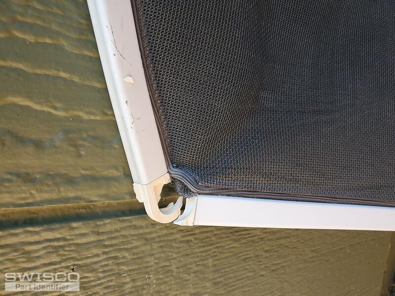 Corner for screen