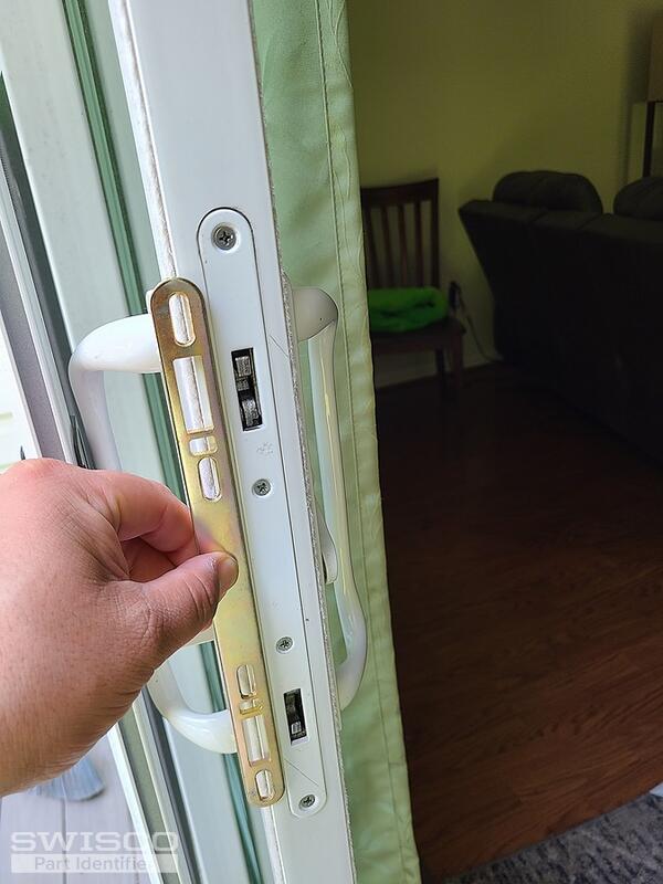 Mortise double hook patio door lock