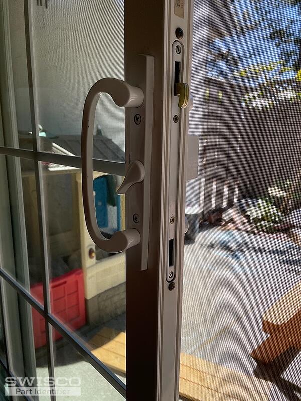 Lock on sliding door is broken