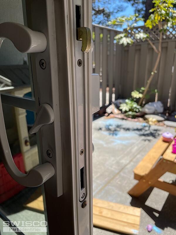 Lock on sliding door is broken