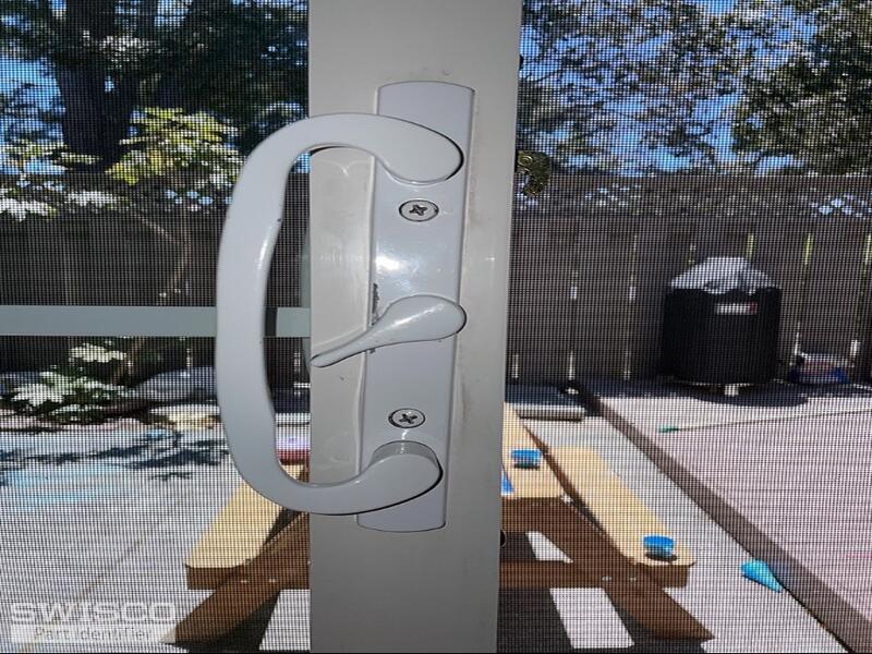 Lock on sliding door is broken