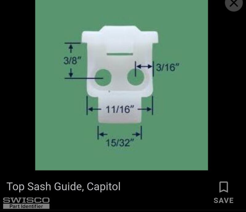 Screensho w sash guide