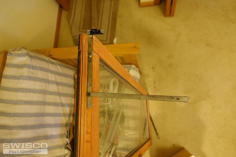 Left hinge of window