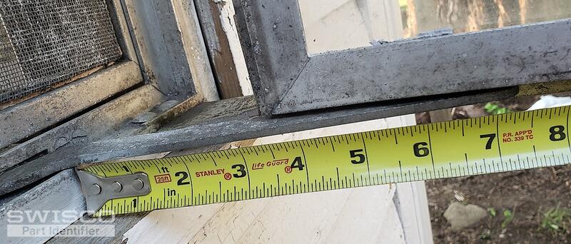 Exterior View of Casement Swing Arm 