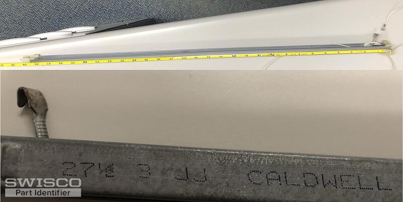 Channel Stamp and  Length Measured 28 and one half