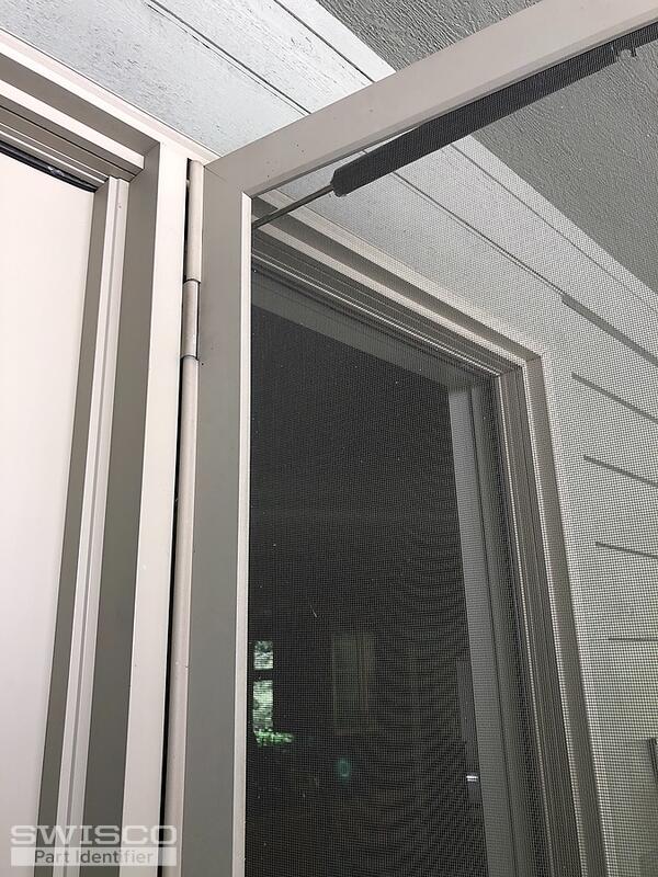 Screen door hinge replacement