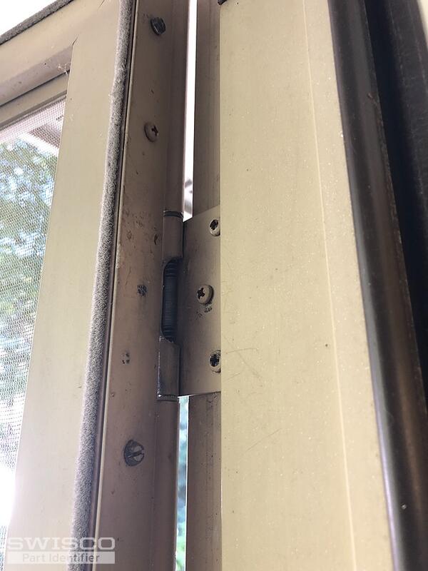 Screen door hinge replacement