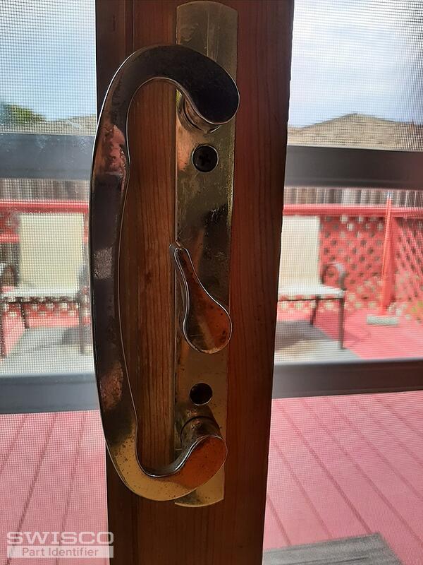 Broken patio door lock