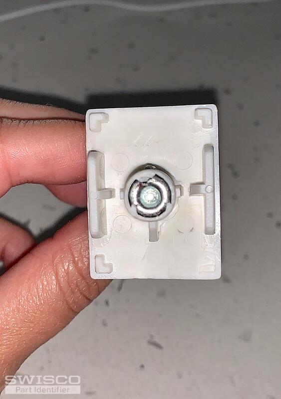 Bottom of Plastic Pin