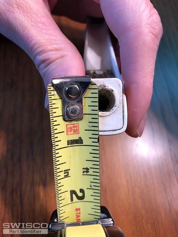 White Folding Crank Window Handle replacement