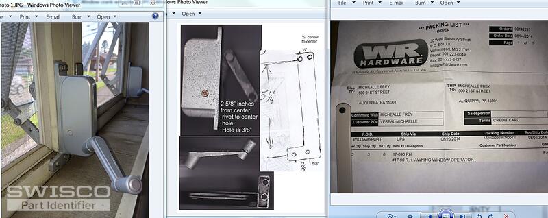 Window crank pics wrhardware