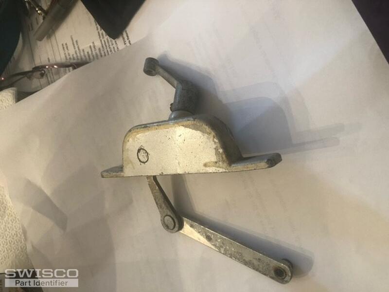Jalousie hinge