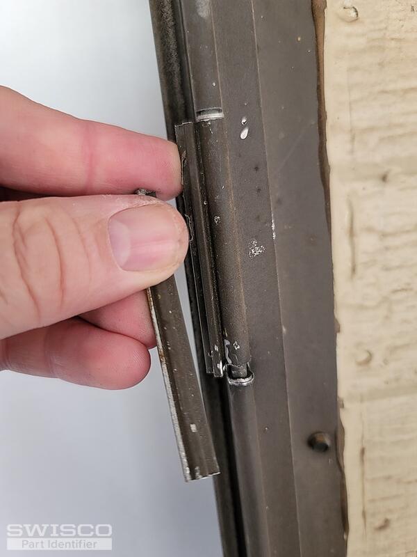 Storm door hinge