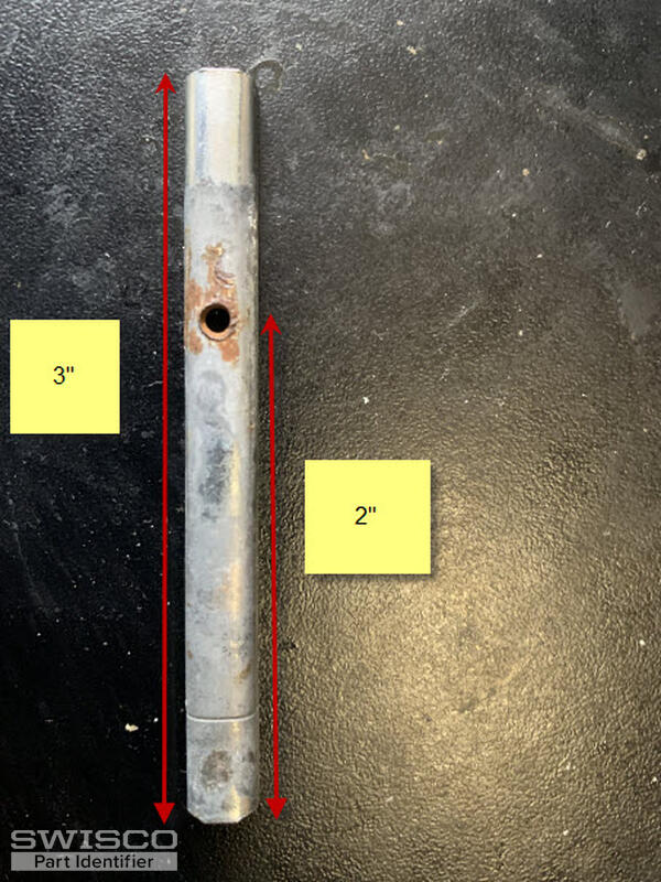 Pivot bar top view