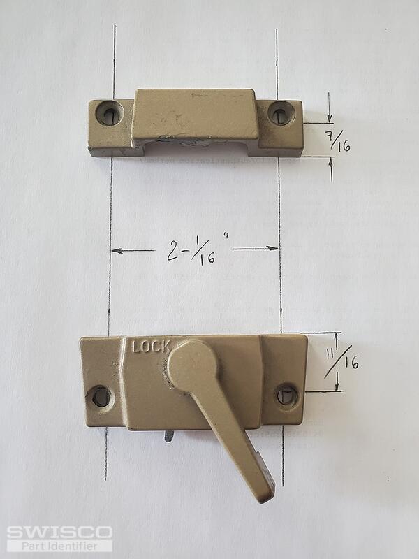 Wood sash lock dimensions
